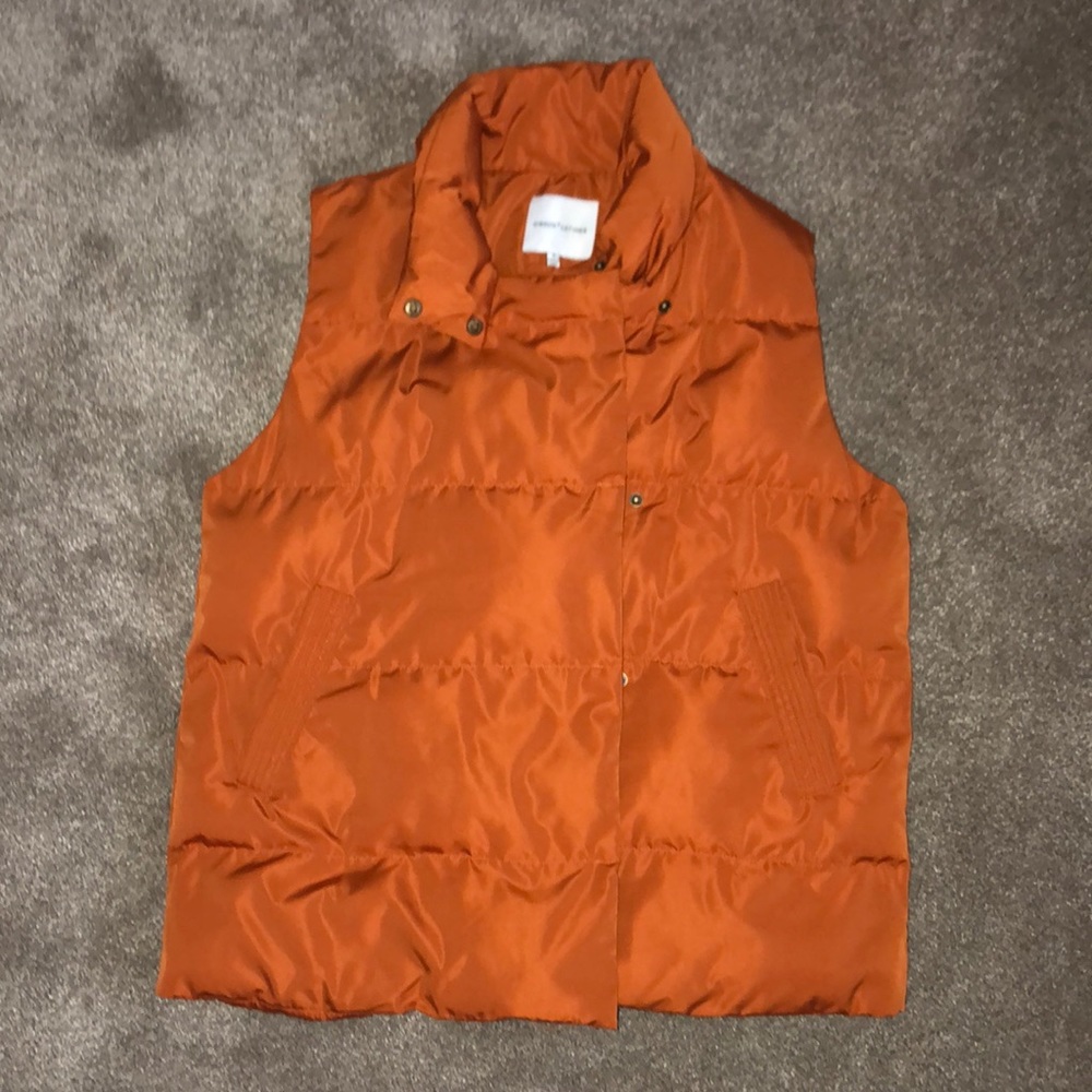 (Gibson Latimer) orange puffy vest NWOT